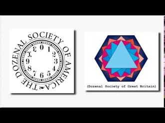 Dozenal society digits and logo