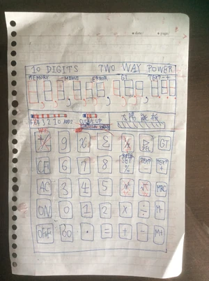 Dozenal 10-digit calculator