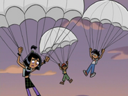 S02e06 trio with parachutes