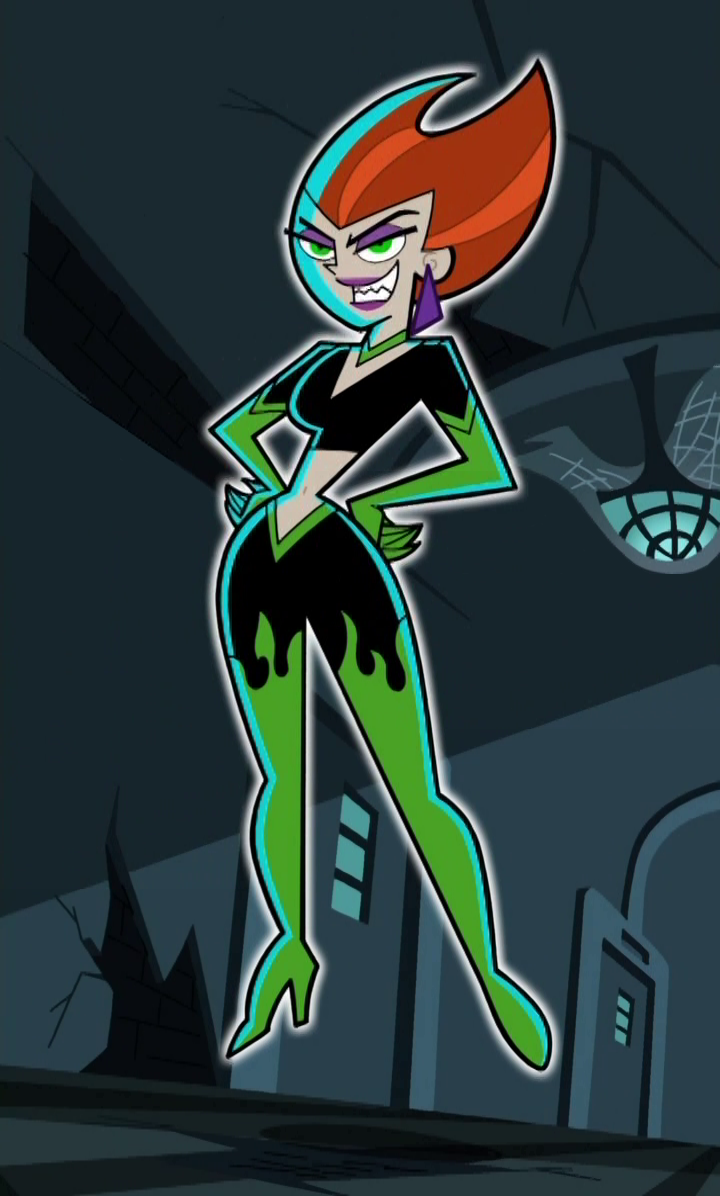 Featured image of post Danny Phantom Characters Green When he goes ghost his black hair turns white his blue eyes turn green and the white jumpsuit he was wearing during the accident is now black