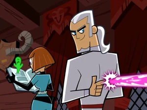 Vlad using his ghost ray in his human form