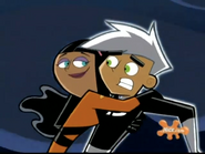 Paulina hugs Danny Phantom.