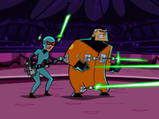 S01e20 jumpsuit lasers