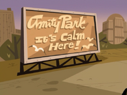 S02e13 Amity Park sign - It's Calm Here