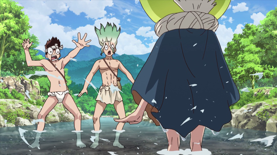 Senku Rises to the Challenge in Dr. STONE NEW WORLD Anime Special