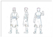 Taiju's character design for the anime.