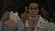 One flick of his finger decimates a solider