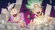 Senku and Gen love money