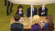 You couldn't tell, but she's the smartest one at that table