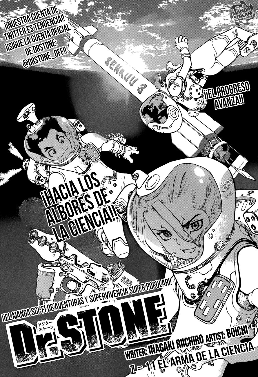 Dr. Stone lanza póster de Senku y sus amigos para temporada 3