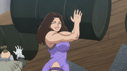 She probably weightlifts these
