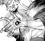 Ibara getting shot (then healing almost instantly)