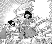 Ryusui treating himself to clothes