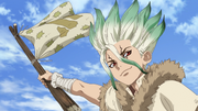 Senku mobilizes the army.png