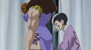 Gen's head is the size of her muscle