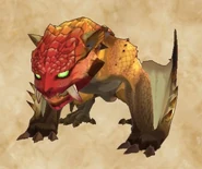 Ein Sand-Barioth-Jungtier aus Monster Hunter Stories 2