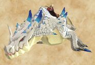 Ein ausgewachsener Elfenbein-Lagiacrus aus Monster Hunter Stories 2