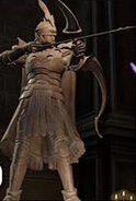 Indechs Heiligen Statue