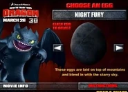 Nachtschatten-Ei aus einem Videospiel