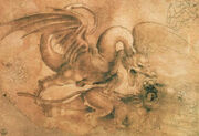 Wyvern nach Leonardo Da Vinci