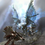 Zerureusu kämpt gegen eine Gruppe Jäger