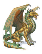 Ein Bronzedrache aus Dungeons&Dragons