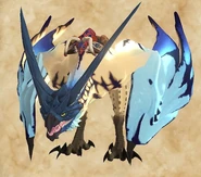 Ein ausgewachsener Legiana aus Monster Hunter Stories 2