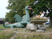 Drachendenkmal Drachhausen Dorfstraße