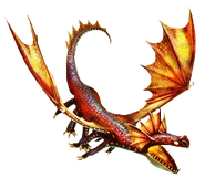 Blitzkeilers Flügelschläge können Sonneneruptionen erzeugen, die jeden, der sie direkt ansieht, orientierungslos machen, aus Aufstieg von Berk