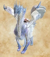 Ein ausgewachsener Velkhana aus Monster Hunter Stories 2