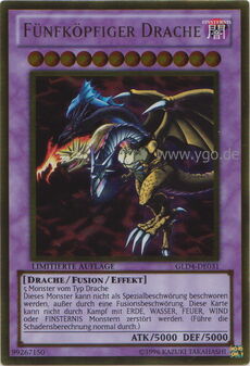 Fünfköpfiger Drache YuGiOh