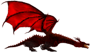 Roter Drache aus Metin