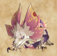 Ein Mizutsune-Jungtier aus Monster Hunter Stories 2