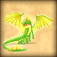 Fischbein vermutet, dass der Königliche Feuerwurm aufgrund der Hierarchie der Spezies anders als andere Feuerwürmer leuchtet, aus Aufstieg von Berk