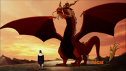 Ein Drache aus Die Legende von Korra