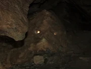 Sinterfigur in der Syrauer Drachenhöhle