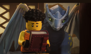 Arin und Teenager-Riyu in Ninjago Aufstieg der Drachen S2