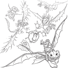 Ausmalbilder Drachenzahmen Leicht Gemacht Wiki Fandom Challenge warriors astride your dragon in this action game. drachenzahmen leicht gemacht wiki