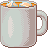 Dragon Cafe cup iced black tea honey