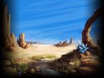 Background artwork of the Desert.