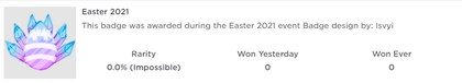 Easter Badge