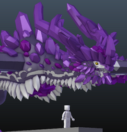 Finished model closeup