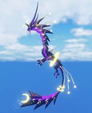 Flying side view