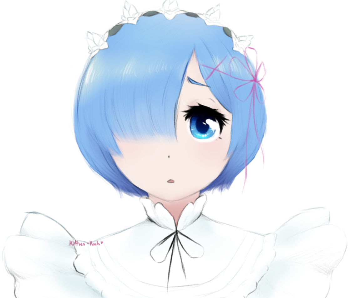 Manga Drawing Rem 