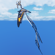 Flying side view