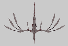 Finished model top view