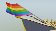 Pride tail Flag accessory