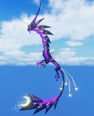 Flying side view