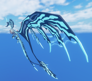 Flying side view