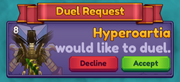 Duel Request Example